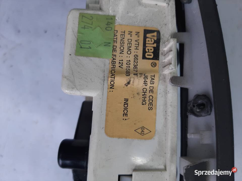 Renault Scenic 1 panel nawiewu powietrza łódzkie Ksawerów