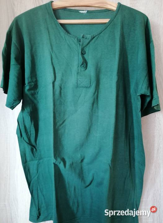 PodkoszulekTshirt zielonygładki Rozmiar 42(XL) łódzkie Łódź sprzedam