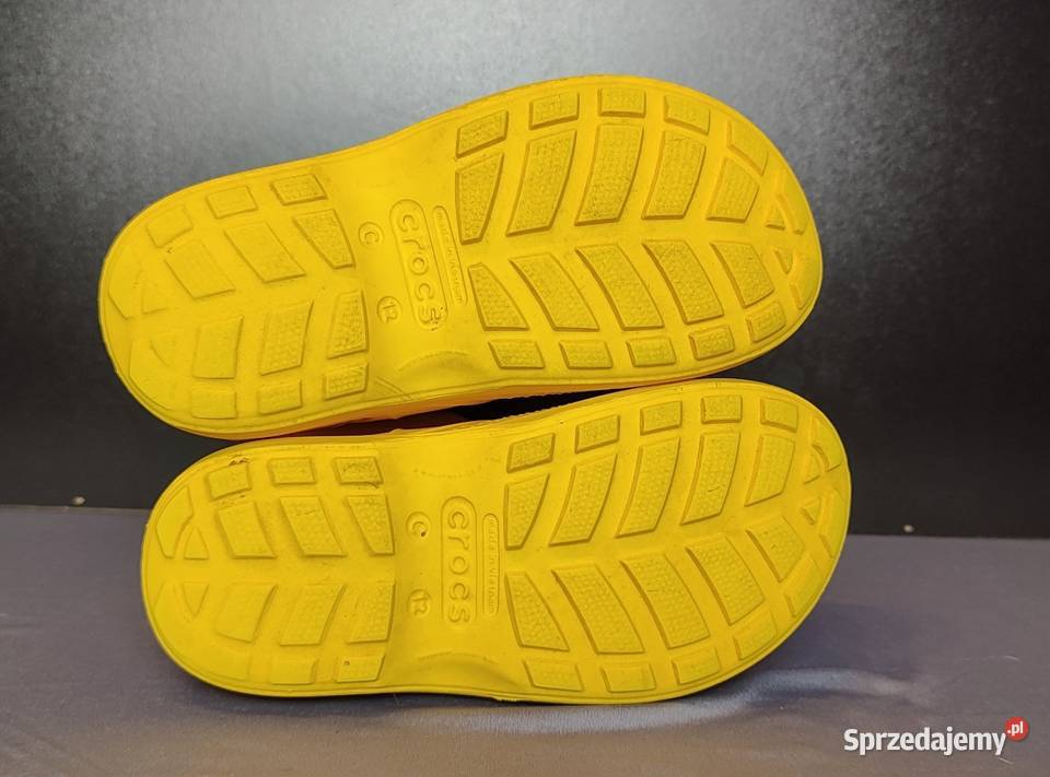 CROCS kalosze dziecięce rozmiar 2930 C12 żółte Jasień
