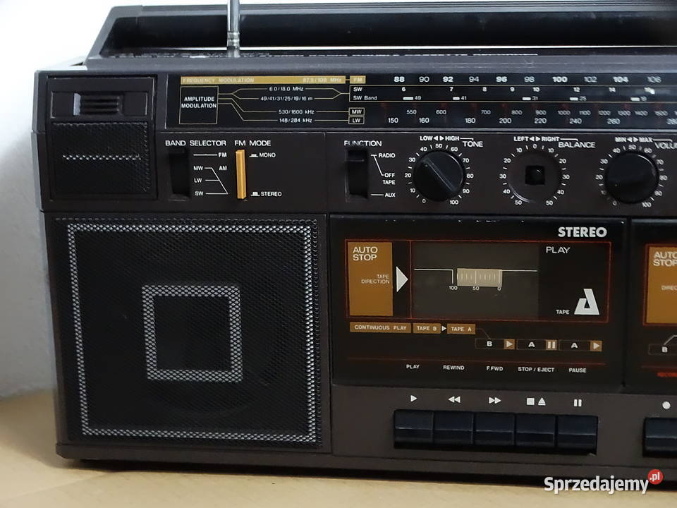 Radiomagnetofon SABA RCR 590 HS Boombox Vintage Biłgoraj
