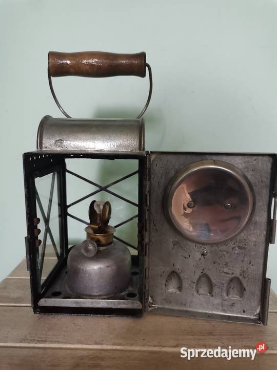 Stara lampa kolejowa Art Deco Kraków