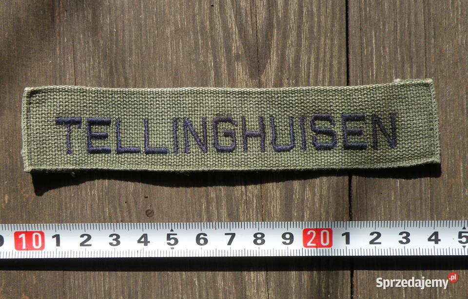 Naszywka belka nazwisko USAF