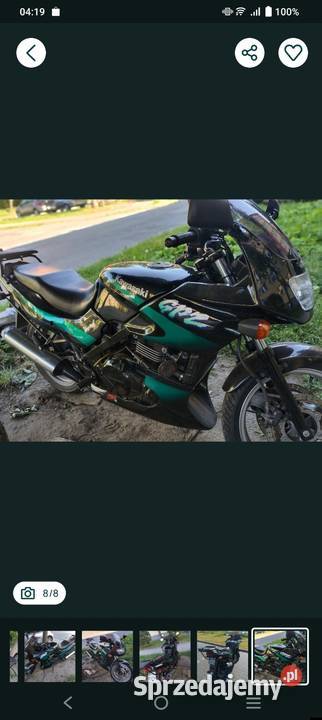Kawasaki GPZ 500 s 60 stan