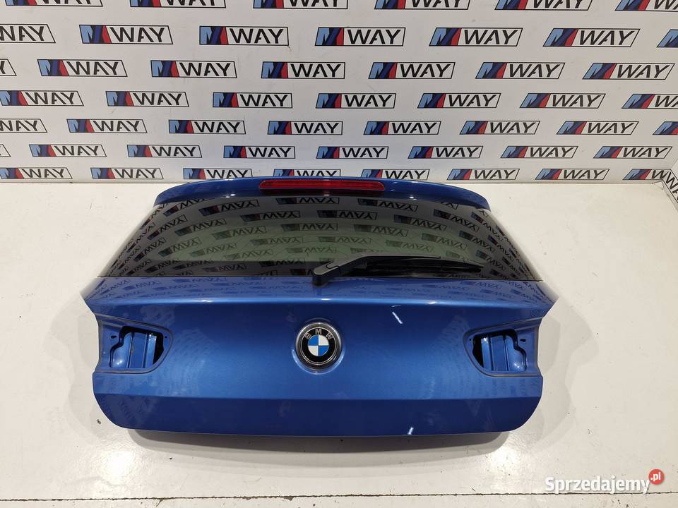 BMW F21 LCI KLAPA BAGAŻNIKA TYŁ B45 ESTORIL BLAU osobowe