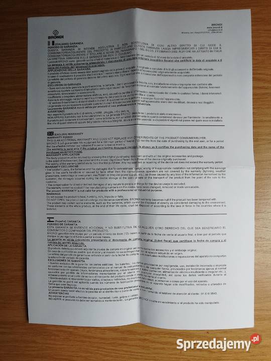 Krótkofalówki WalkieTalkie Brondi PMR FX100 Twin Pszczyna sprzedam