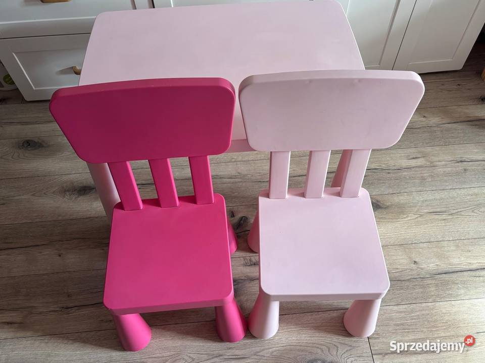 Stolik mamut ikea krzesła Wrocław