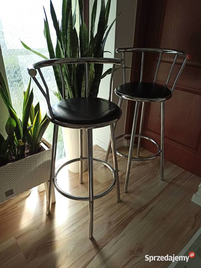 Krzesła barowe do RENOWACJI 49cm Oława
