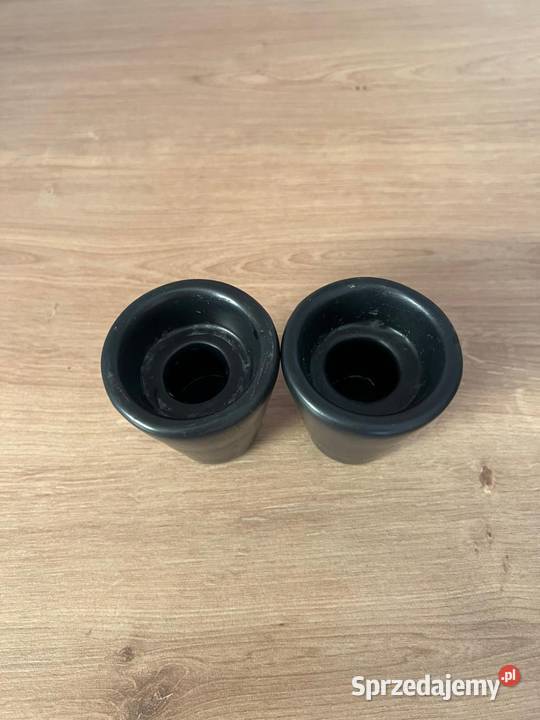 Piękne czarne świeczniki Gdańsk