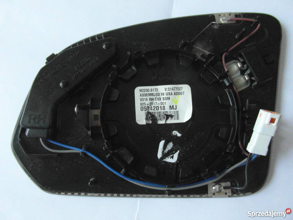 lusterko volvo S90 V90 asystent fotochrom BLIS