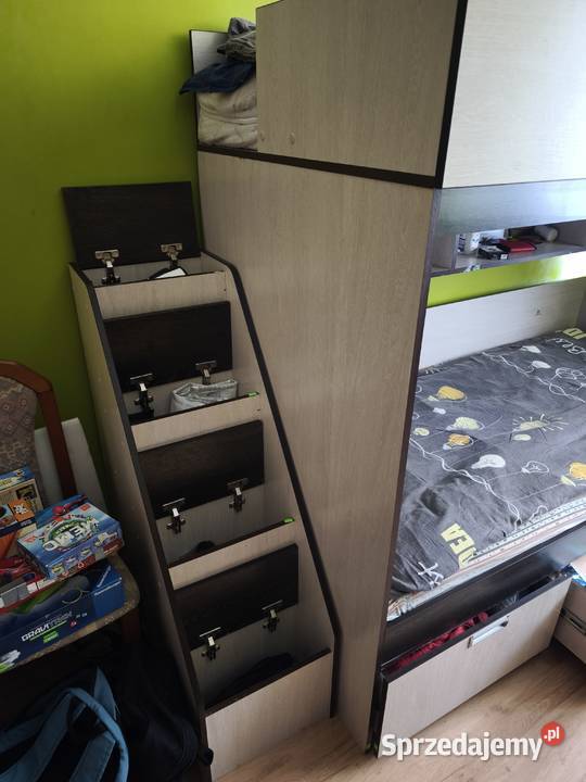 Łóżko piętrowe dziecięce z szufladami i Szczecin