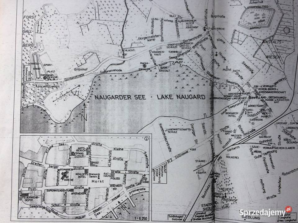 446 Niemiecki Plan Nowogardu Szczecin