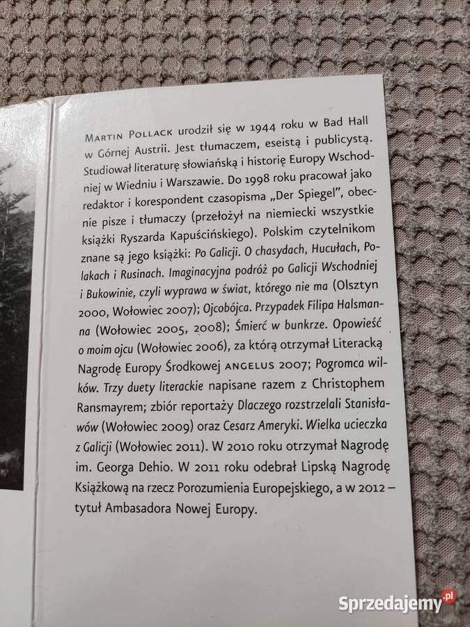 Martin Pollack Skażone krajobrazy ISBN 9788375368727