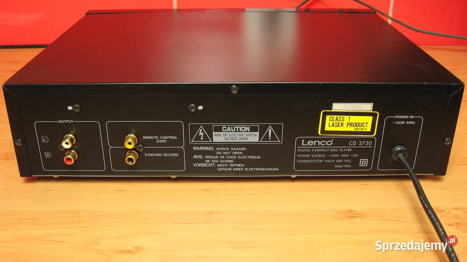Lenco CD 3730 odtwarzacz vintagew pełni sprawny