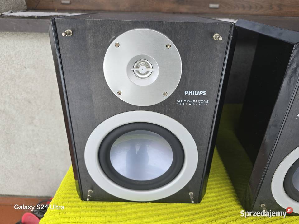 fajne kolumny półkowe philips piano black Chełm Śląski