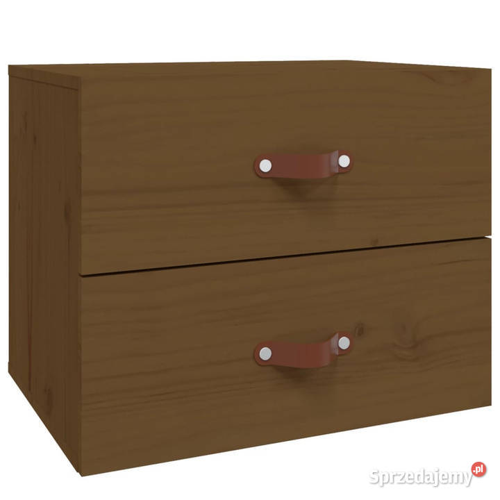 Szafka nocna wisząca 50x36x40 miodowy brąz Warszawa