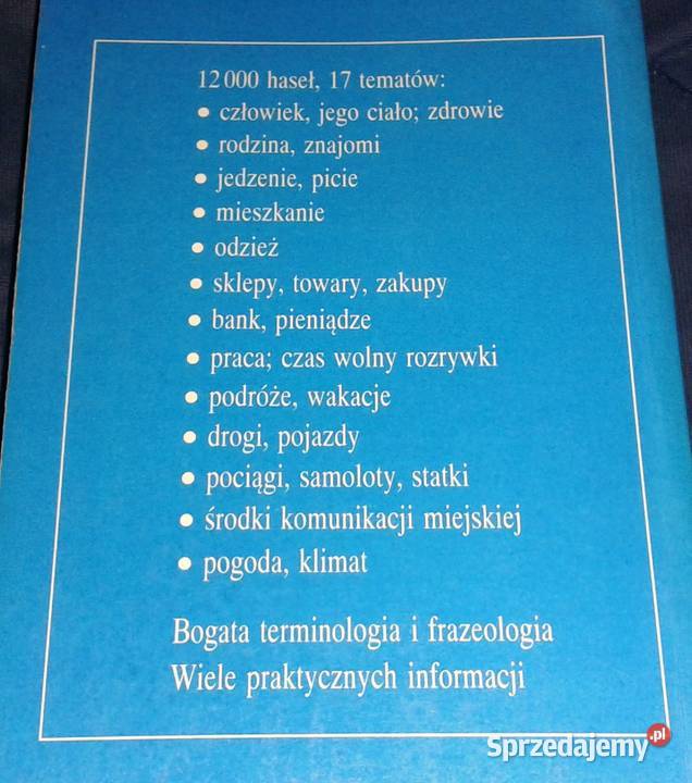 Mały słownik tematyczny francuskopolski B Rok wydania 1994 sprzedam