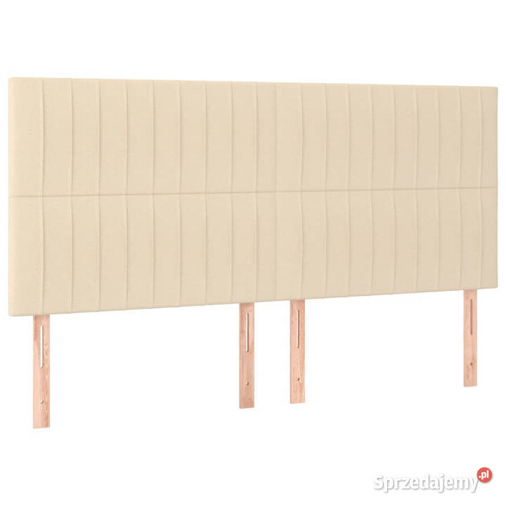 Zagłówek do łóżka z LED kremowy 160x5x118128 Warszawa sprzedam
