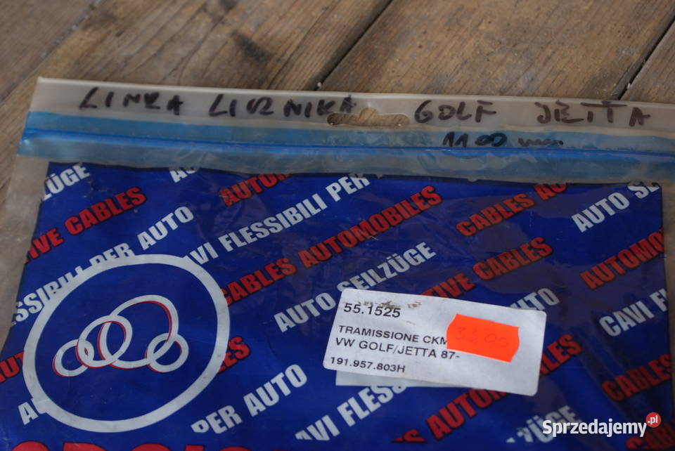 Linka prędkościomierza 1060mm VW GOLF II JETTA osobowe Białobrzegi