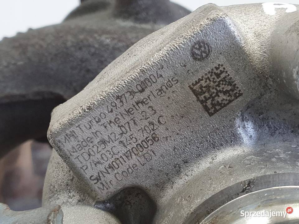 TURBOSPRĘŻARKA Audi A3 8P 14 TFSI turbo Chełm sprzedam