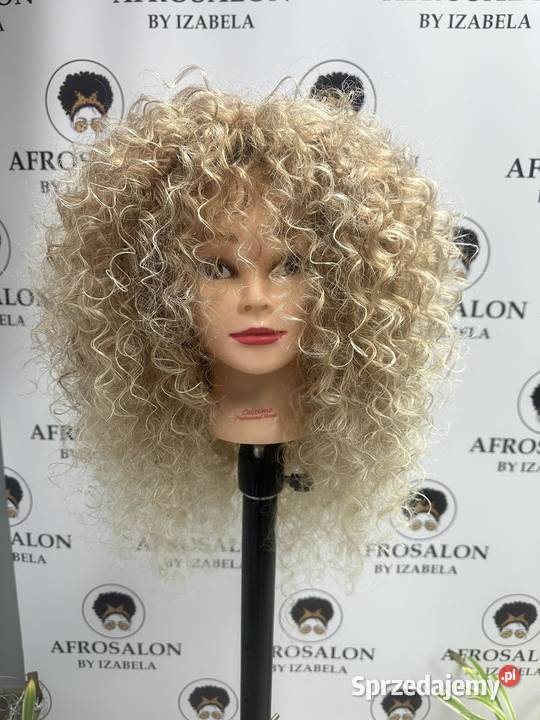 afro peruka z włosów syntetycznych sprzedam