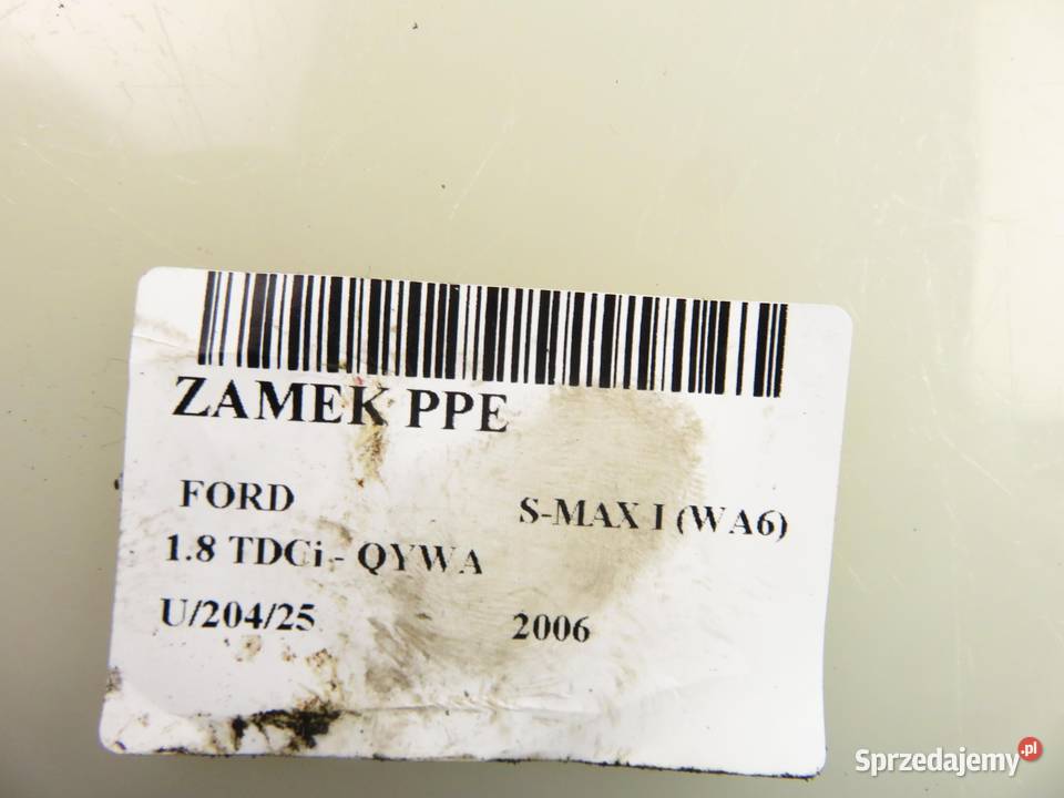 ZAMEK PRAWY PRZEDNI FORD S I 6M2AR21812AA osobowe sprzedam