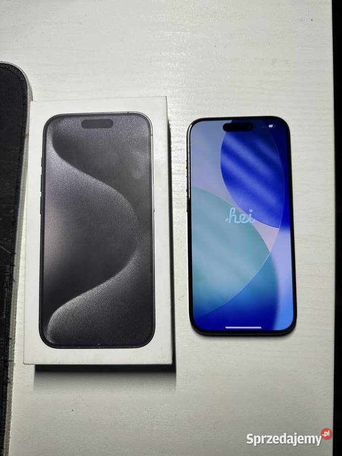 iPhone 15 PRO 128GB kolor grafitowy 89 kondycji Nowa Sarzyna