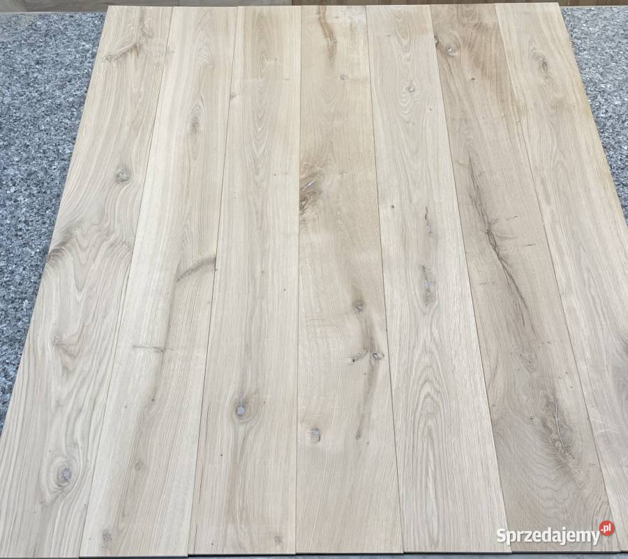 Deska podłogowa drewniana lita dąb 15x150x1000 Poznań