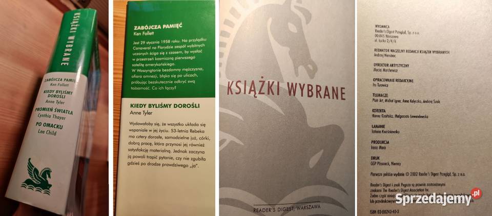 Readers Digest Książki Wybrane Zabójcza pamięć świętokrzyskie Kielce