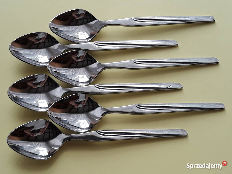 Łyżeczki do herbaty Polwid sztućce PRL śląskie Dąbrowa Górnicza
