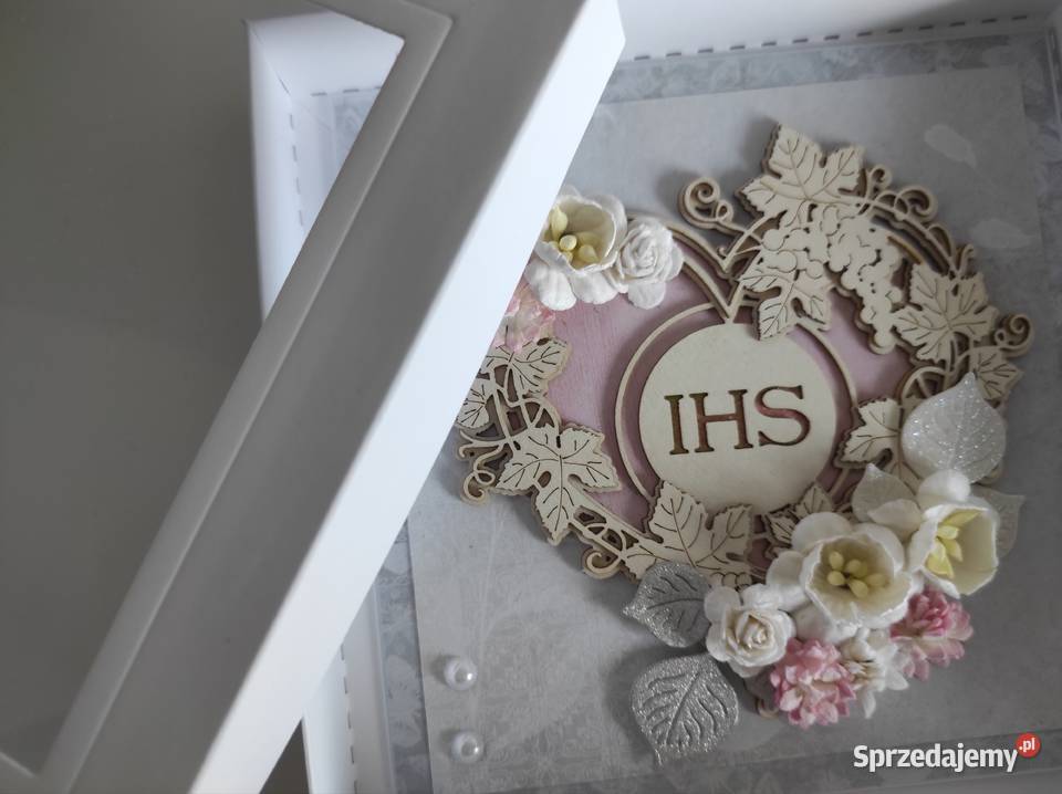 Kartka w pudełku ręcznie robiona na Pamiątkę Łódź