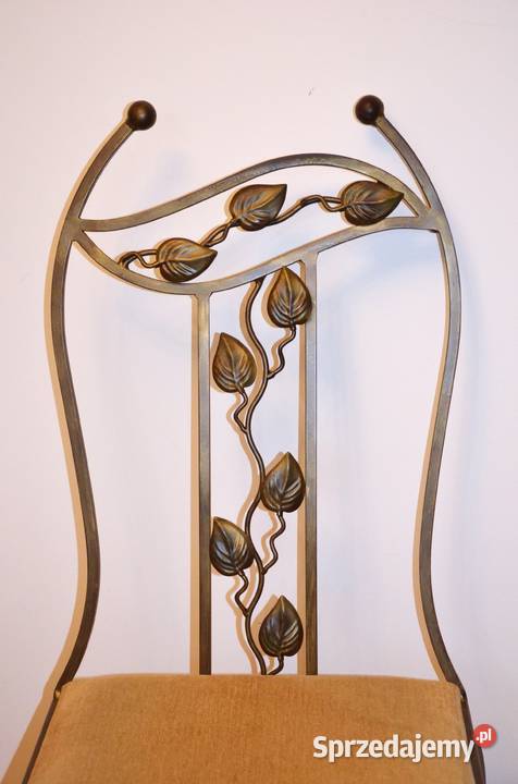 Krzesło kute ciężkie 125 metaloplastyka Włochy Koszuty