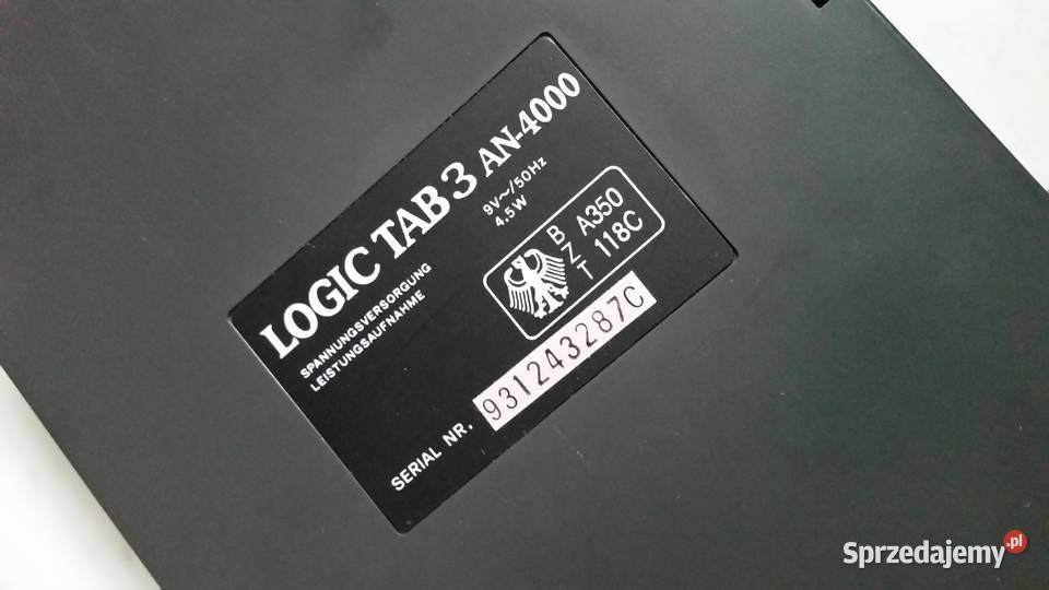 Automatyczna sekretarka LOGIC TAB 3 AN4000 TDK Puławy