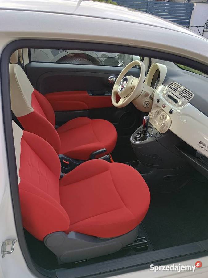 Fiat 500 jasny środek klima książka serwisowa Rawicz