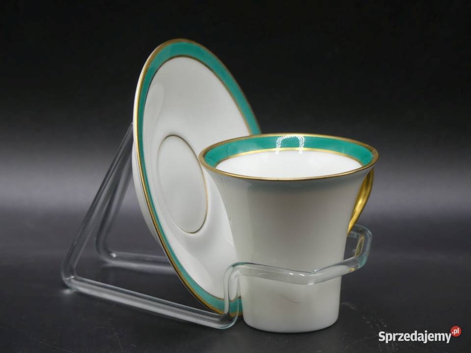 Zjawiskowa elegancka mokka Hutschenreuther stan