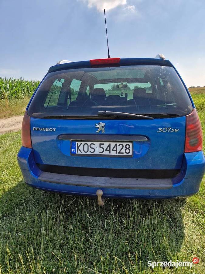 Peugeot 307 sw 20hdi 90 oplaty na bogata wersja nawigacja małopolskie