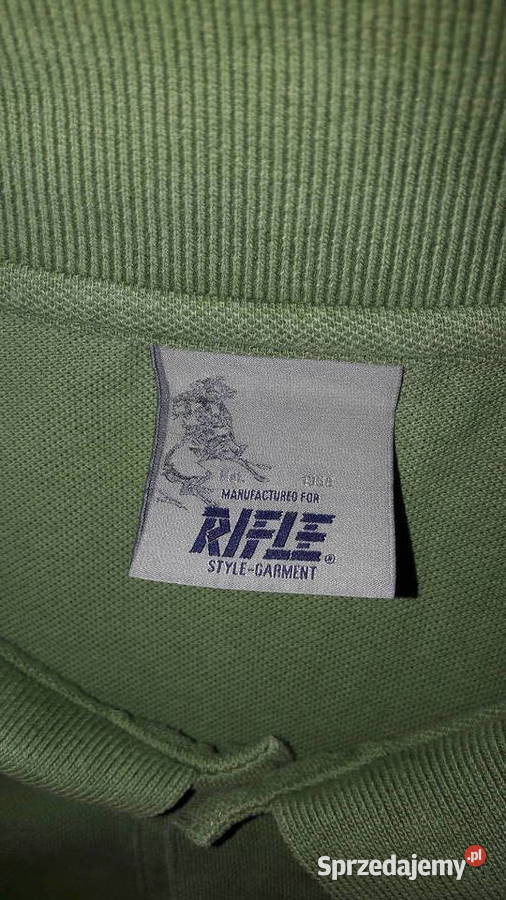 Koszulka polo Rifle zielona Rozmiar L Głuchołazy
