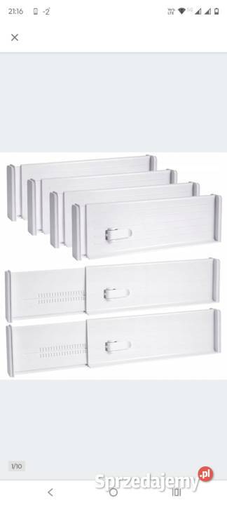 4X ORGANIZER REGULOWANA PRZEGRODA DO SZUFLADY sprzedam