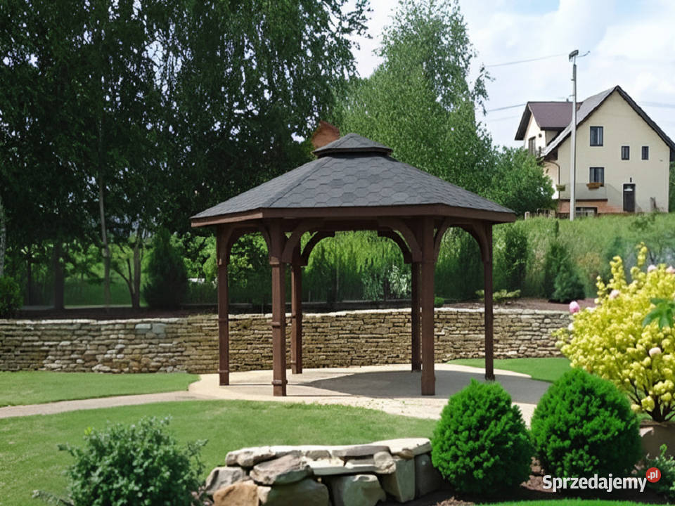ALTANA 8 4m Drewniana Ogrodowa Impregnowana Altany i wiaty Kraków