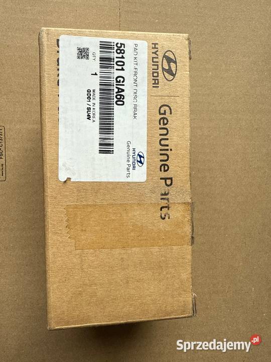 Oryginalny zestaw przednich klocków hamulcowych osobowe Oborniki