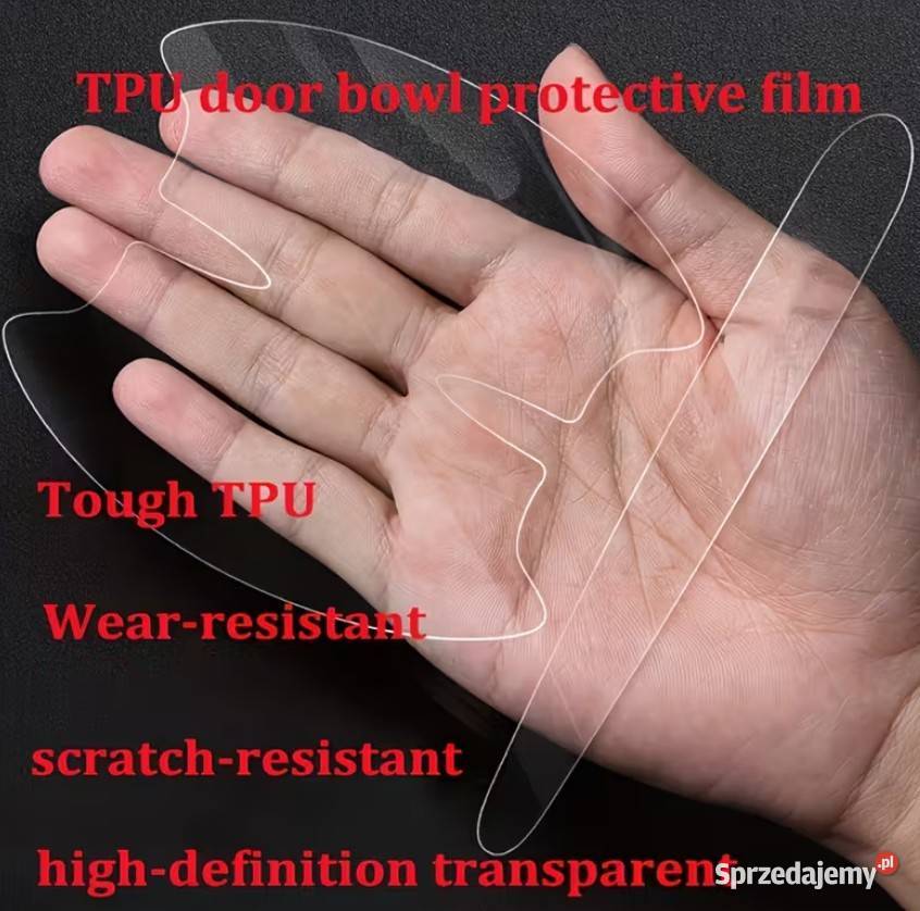 przezroczyste naklejki ochronne na klamki