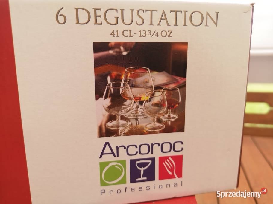 kieliszki Degustation Arcoroc 410 ml 6 sztuk dolnośląskie Wrocław