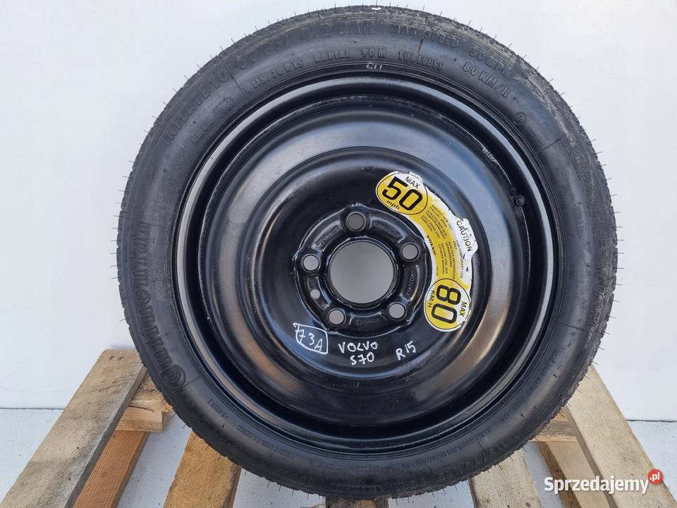 KOŁO ZAPASOWE DOJAZDOWE 11570 R15 Volvo S70 V70 Rudka