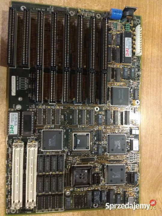 Zabytkowa płyta główna 386 Kraków