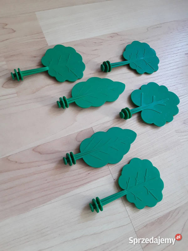 Zestaw 6 plastikowych drzewek Warszawa