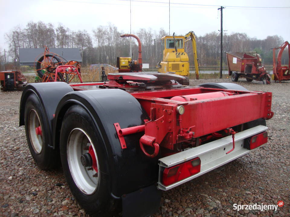 DOLLY wózek do naczepy tandem skrętna oś