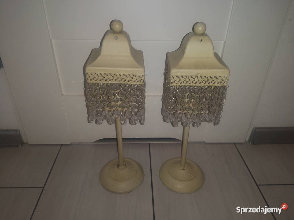 2 lampiony świeczniki Aleksandrów Łódzki