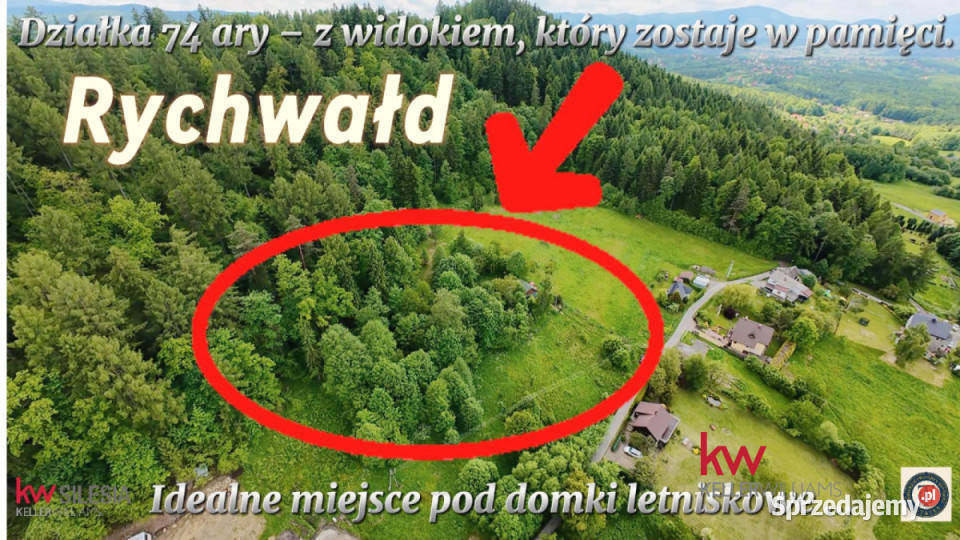 sprzedaży gruntu 7400m2 Rychwałd śląskie
