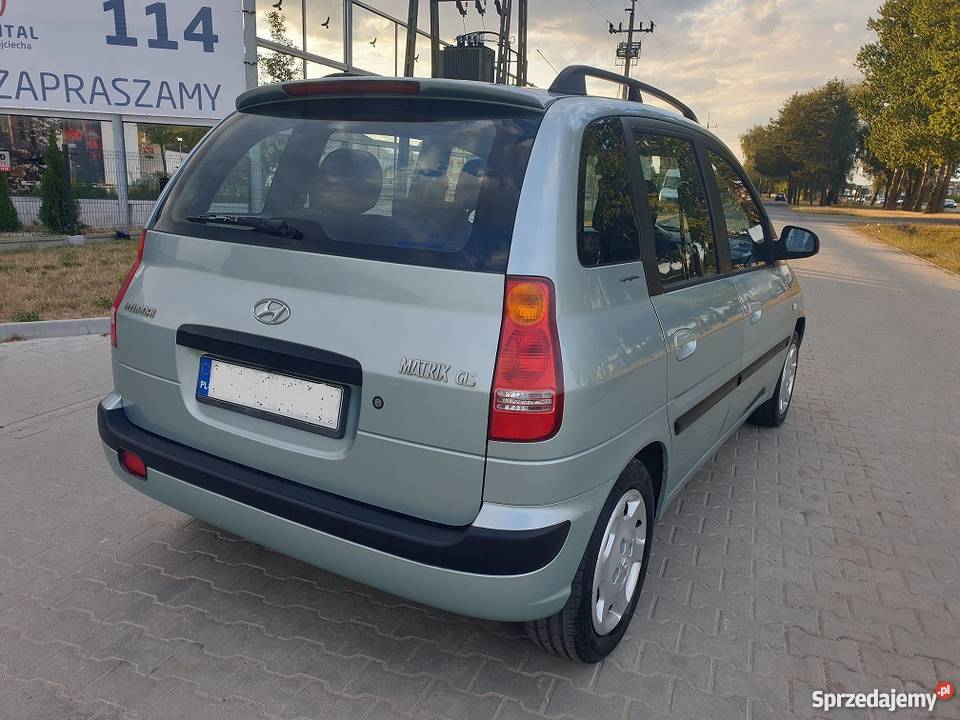 Hyundai Matrix 16 Benzyna z Instalacją LPG 2002r centralny zamek Poznań sprzedam