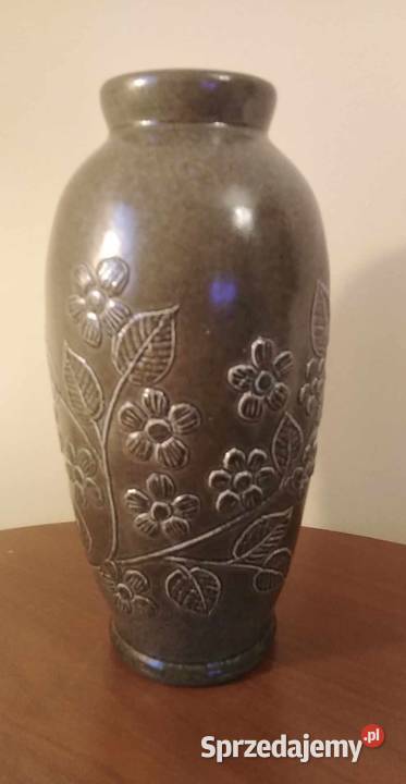 Duży Wazon Ceramiczny Sygnowany Niemirowski lata Porcelana i szkło Wałbrzych