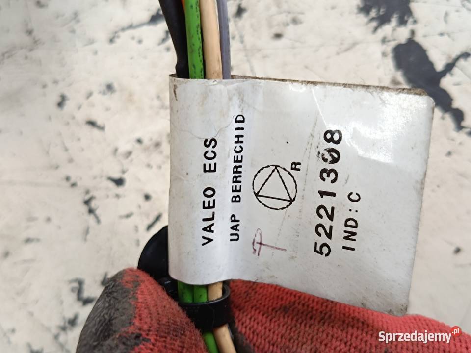 Wiązka elektryczna drzwi lewy tył 9658227180